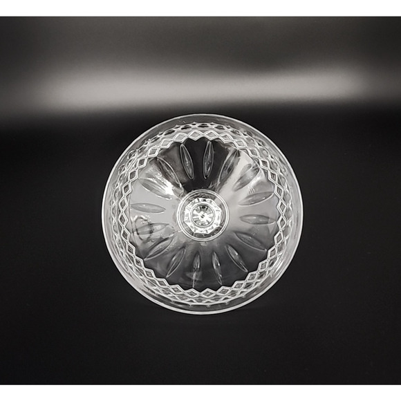 VTG INDIANA GLASS Princess Clear Patterned Candy Dish Bowl w/ Lid Trinket Bowl - Picture 4 of 6